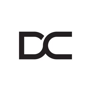 Dc initial letter vector logo Stock-Illustration