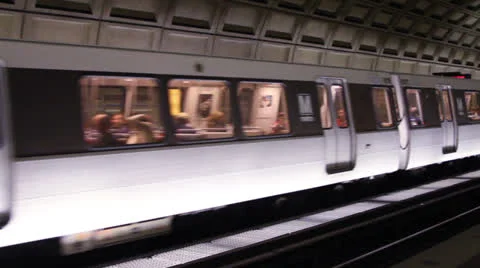 DC Metro Subway Train Stock-Footage 23675695