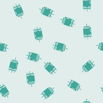 Dc motor electronic component glyph seamless pattern 스톡 일러스트