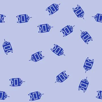 Dc motor electronic component glyph vector seamless pattern 스톡 일러스트