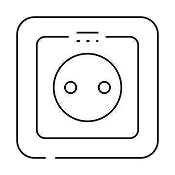 Dc power line icon vector illustration Illustrazione stock