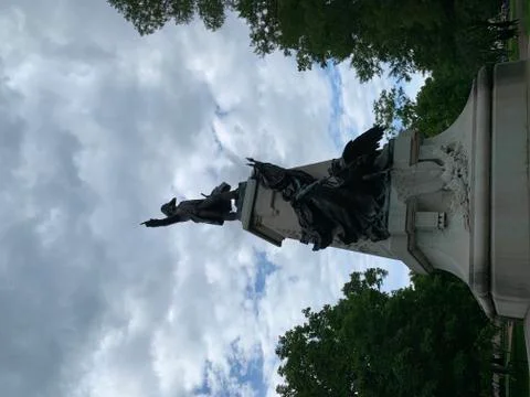 DC Rochambeau Statue 2 写真素材