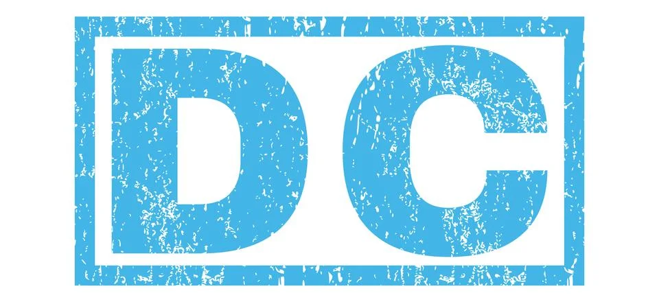 DC Rubber Stamp Stock Illustration