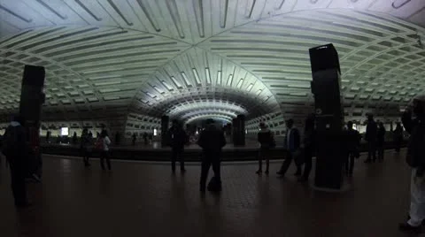 D.C. Subway Timelapse Stock Footage 13252876