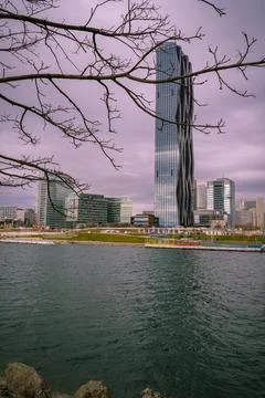 DC Tower in Vienna Stock Photos