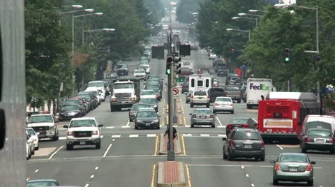 DC-Traffic3-2011 Stock Footage 8575038