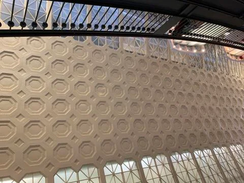 DC Union Station Ceiling 2 Stock Photos