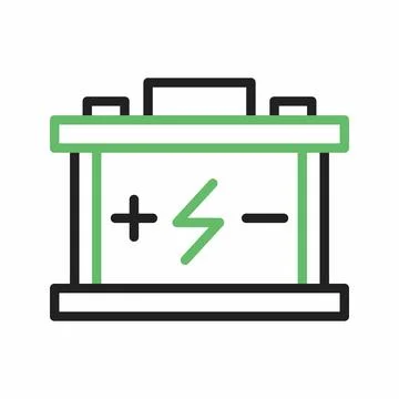 DC Voltage Source icon vector image. Stock Illustration