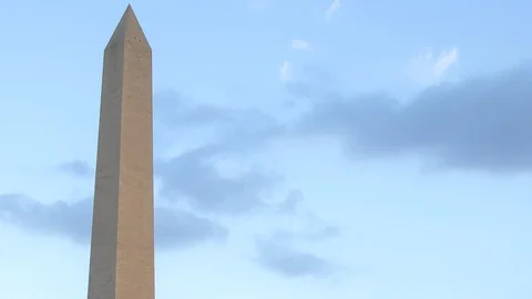 DC Washington Monument at Dusk Video stock 119894996