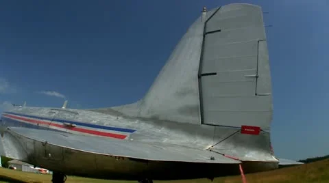 DC3 at airfield Cape Cod; 6 Stock Footage 12331729