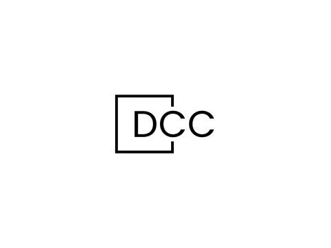 DCC letter initial logo design vector illustration Stock Illustration