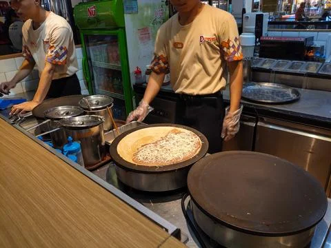 D'crepes stall Stock Photos