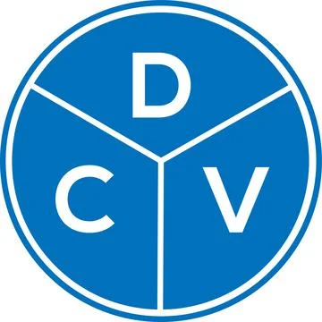 DCV letter logo design. DCV monogram initials letter logo concept. DCV letter Иллюстрация