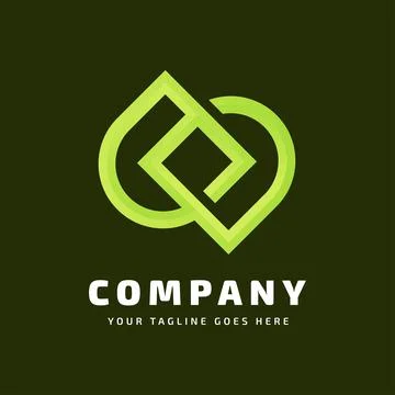 DD letter logo template Stock Illustration