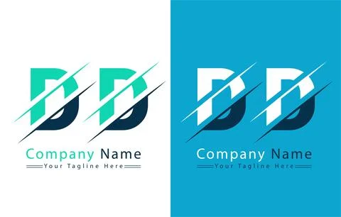 DD Letter Logo Vector Design Template Elements Stock Illustration
