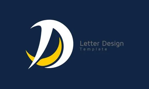 DD Monogram Logo Design, logo template vector icon illustration design Stock Illustration