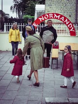 DDAY Commemoration Normandy Stock Photos