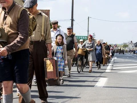 DDAY Commemoration Normandy Stock Photos