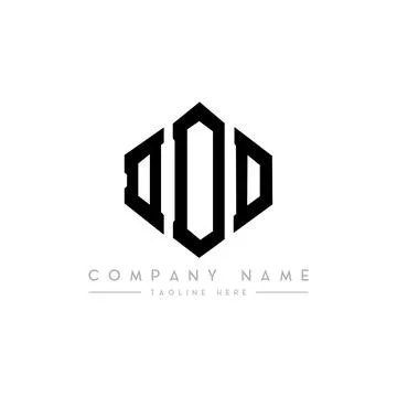 DDD letter logo design with polygon shape. DDD polygon and cube shape logo .. Stock Illustration