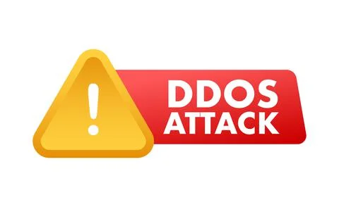 DDOS attack, hacker bomb. Denial of Service. Vector stock illustration Stock Illustration
