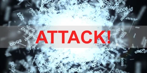DDOS Attack, Infection trojan, virus attacks Stock Footage 55858065