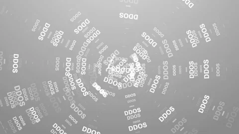 DDOS Attack, Infection trojan, virus attacks. DDOS Attack Video stock 70415205