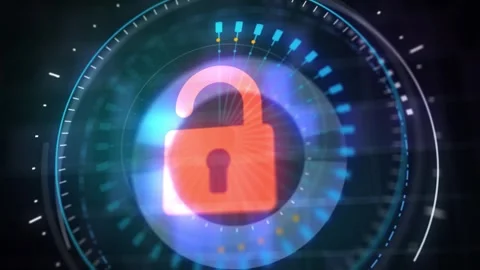 DDoS ATTACK inscription, online attack concept inscription, online security.. Stock Footage 243368077
