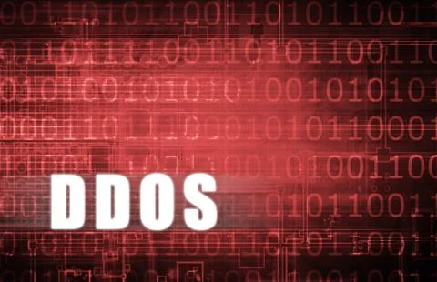 Ddos Illustrazione stock