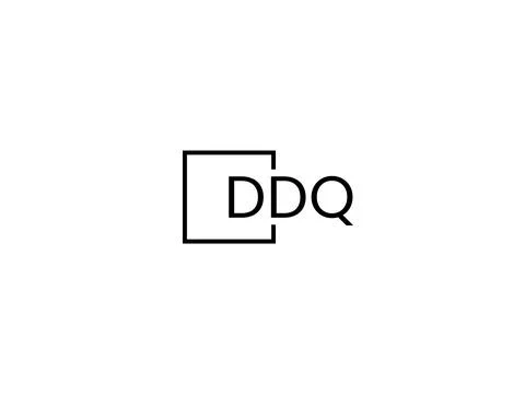 DDQ letter initial logo design vector illustration Stock Illustration