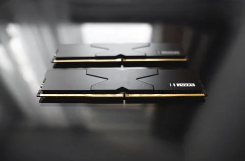 DDR 5 Ram memory module Stock Photos