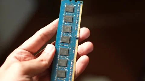 DDR RAM Memory Card Cost Stock Footage 326349507