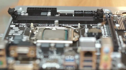 DDR3 installation Stock Footage 46852591