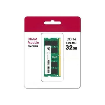 DDR4 computer memory package isolated white background Stock Photos
