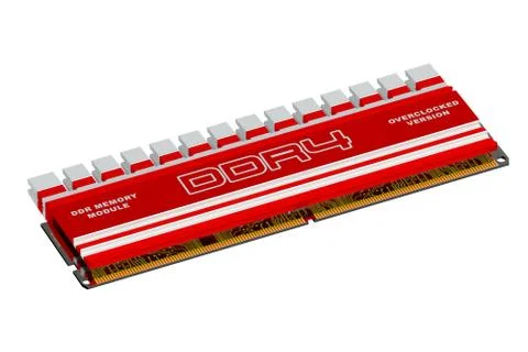 DDR4 memory module Stock Illustration
