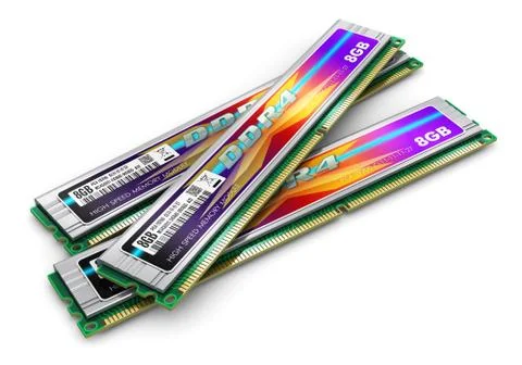 DDR4 memory modules イラスト素材