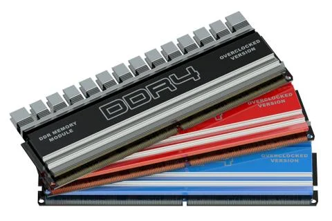 DDR4 memory modules Stock Illustration