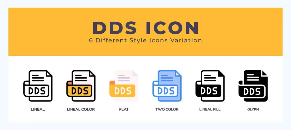 Dds file icon vector for web. and mobile app イラスト素材