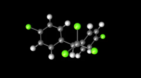 A DDT molecule 動画素材 30366867