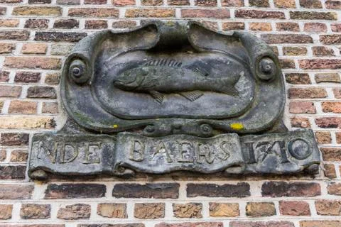In de Baers Statue Netherlands Stock Photos
