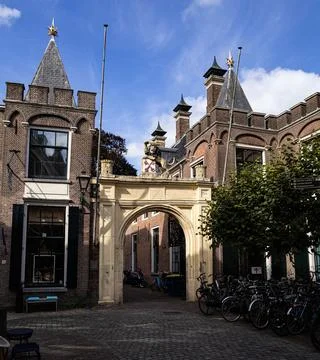 De Burcht Leiden Stock Photos