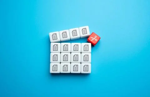 De-bureaucratization. Bureaucratize document flow processes. Fostering effi.. Stock Photos