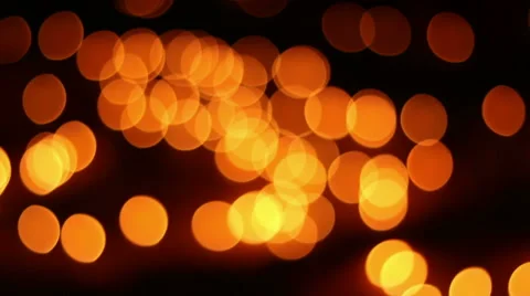 De focused, bokeh or blur candle lighting abstract Background. Stock Footage 45671427