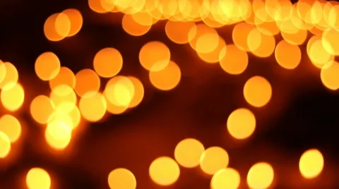 De focused, bokeh or blur candle lighting abstract Background. Stock Footage 46910654