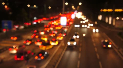 De focused busy traffic Stock Footage 54803356