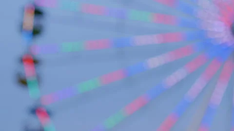 De-focused Ferris Wheel Lights 動画素材 51833426