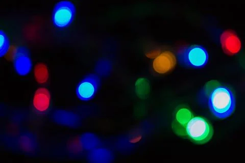De focused lights , blur effect use for background Foto stock