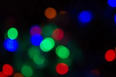 De focused lights , blur effect use for background Stock Photos