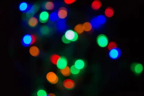 De focused lights , blur effect use for background Foto stock