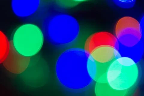 De focused lights , blur effect use for background Stock Photos