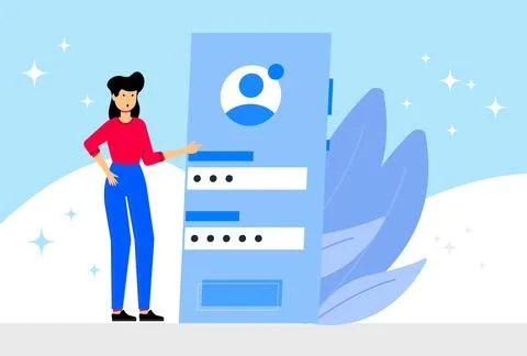 De Identification Concept Illustration Stock Illustration